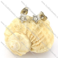 Plating Earring made of Stainless Steel for Girls -e000484