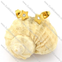 Plating Earring made of Stainless Steel for Girls -e000485