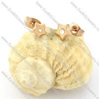 Plating Earring made of Stainless Steel for Girls -e000486