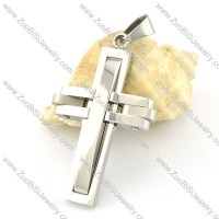 Wholesale Stainless Cross Steel Pendant -p000901