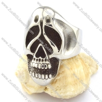 Mens Skull Ring in Stainless Steel for Motorcycle Bikers -r000749