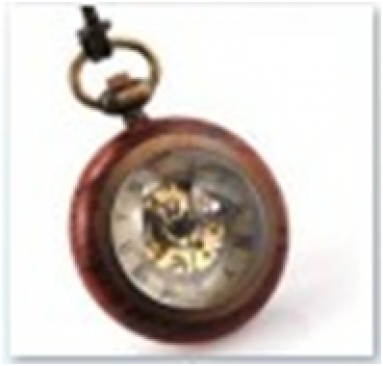 Antique Mechanical Pocket Watch with chain -pw000384