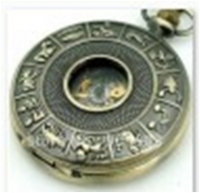 Antique Mechanical Pocket Watch with chain -pw000385