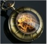 Antique Mechanical Pocket Watch with chain -pw000388