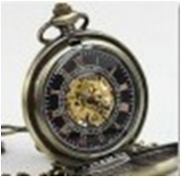 Antique Mechanical Pocket Watch with chain -pw000391