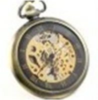 Antique Mechanical Pocket Watch with chain -pw000401