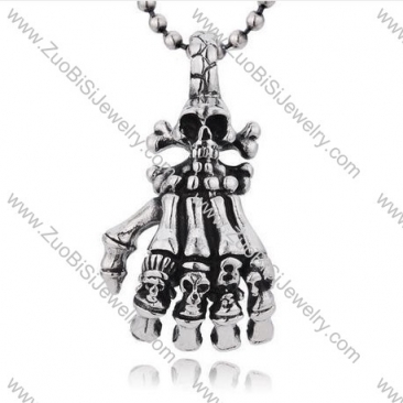 316L Stainless Steel Biker Pendant for Mens -JP350008