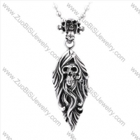 316L Stainless Steel Biker Pendant for Mens -JP350012