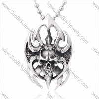 316L Stainless Steel Biker Pendant for Mens -JP350015