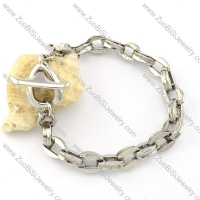 21CM Long Unique Stainless Steel Casting Bracelet -b001081