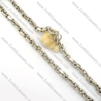 good quality Steel Stamping Necklace for Wholesale -n000256