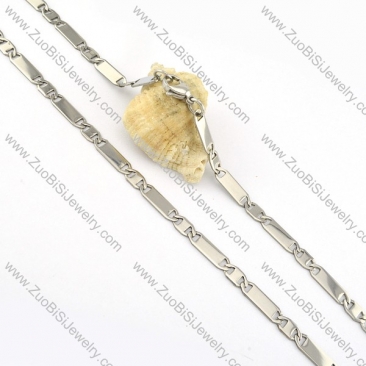 economic oxidation-resisting steel Necklace -n000301