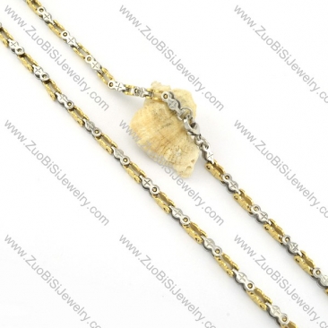 great oxidation-resisting steel Necklace -n000307