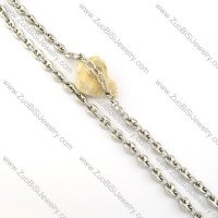 functional oxidation-resisting steel Necklace -n000313