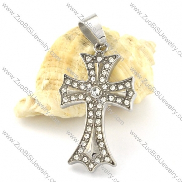 Stainless Steel brilliant Cross Pendants -p000919