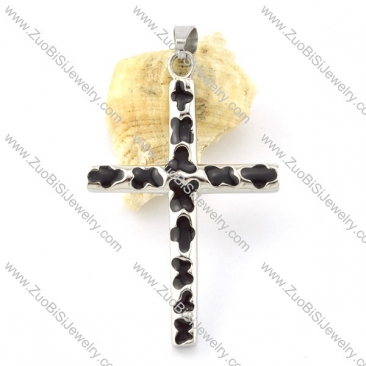 316L Steel brilliant Cross Pendants -p000921