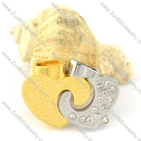 enjoyable 316L Heart Couples Pendants -p000952