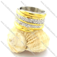 unique nonrust steel Plating Ring for Ladies -r000769