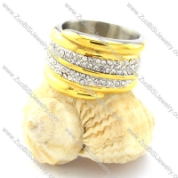 unique nonrust steel Plating Ring for Ladies -r000769