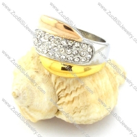 excellent 316L Steel Plating Ring for Ladies -r000773