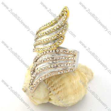 good quality Stainless Steel Stone Rings -r000819