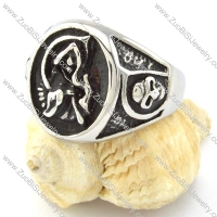 enjoyable 316L Steel Skull Rings for Motorcycle Bikers -r000828