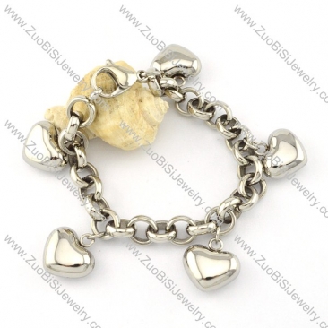 practical 316L Stainless Steel Bracelet with Stamping Craft -b001182