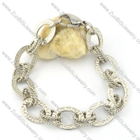 good-looking 316L Steel Stainless Steel Bracelet with Stamping Craft -b001199