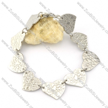 great 316L Stainless Steel Bracelet with Stamping Craft -b001203