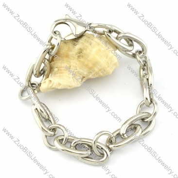 pleasant 316L Stainless Steel Stainless Steel Bracelet with Stamping Craft -b001221