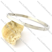 good welcome Stainless Steel Stamping Bangle in 316L Stainless Steel -b001248