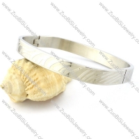 good noncorrosive steel Stamping Bangle in 316L Stainless Steel -b001269