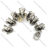 7 King of Skull Bracelet in top quality Stainless Steel b001283