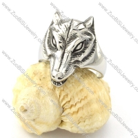 remarkable 316L Steel Wolf Rings with big sizes for 2013 collection -r000842