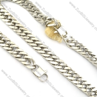 Special 316L Stainless Steel Matching Jewelry including Bracelet and Necklace -s000670