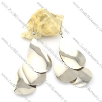 great quality oxidation-resisting steel Plating Earring for Beautiful Girls -e000565