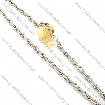 Great Quality 316L Steel Stamping Necklace -n000355