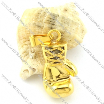 Gold Plating Boxing Glove Pendant -p001079