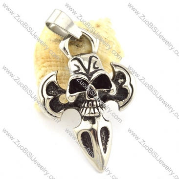 50mm Skull Cross Pendant -p001099