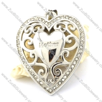 Hot Selling Rhinestone Heart Pendant -p001105