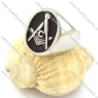 Oval Stainless Steel Masonic Rings Men -r000891