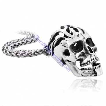 big hollow skull head pendant JP350052