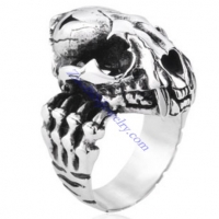 Large Dinosaur Stainless Steel Ring -JR350260