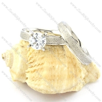 Elegant Weddig Ring in Stainless Steel Metal -r000929