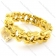 23mm Wide Gold Stainless Steel Biker Bracelets for Heavy Men -b001330