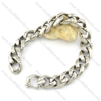 Snakeskin Bracelet in Stainless Steel Crafted of Casting -b001340