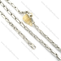 9mm wide necklace set with casting lobster clasp s000832