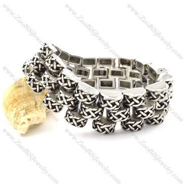 Exquisite Stainless Steel casting bracelet from china wholesale jewelry market -b001348