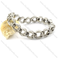 Clean-cut Steel casting bracelet from china wholesale jewelry market -b001358