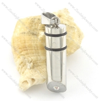 unique silver stainless steel lipstick pendant p001592